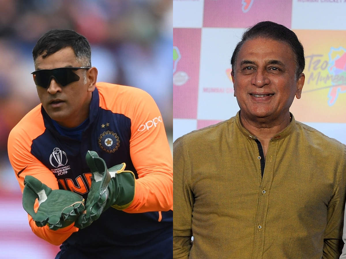 Sunil Gavaskar Questions Ms Dhoni S Long Break From Game Cricket News Times Of India