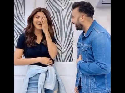 THIS funny video of Shilpa Shetty with hubby Raj Kundra will leave you in splits