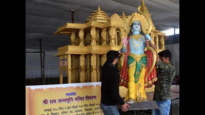 Allahabad: VHP sets up replica of Ram temple at Magh Mela