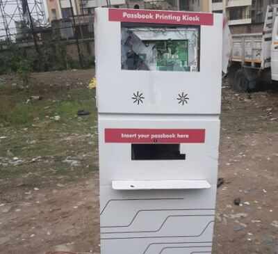 Thieves stole passbook printing machine 
