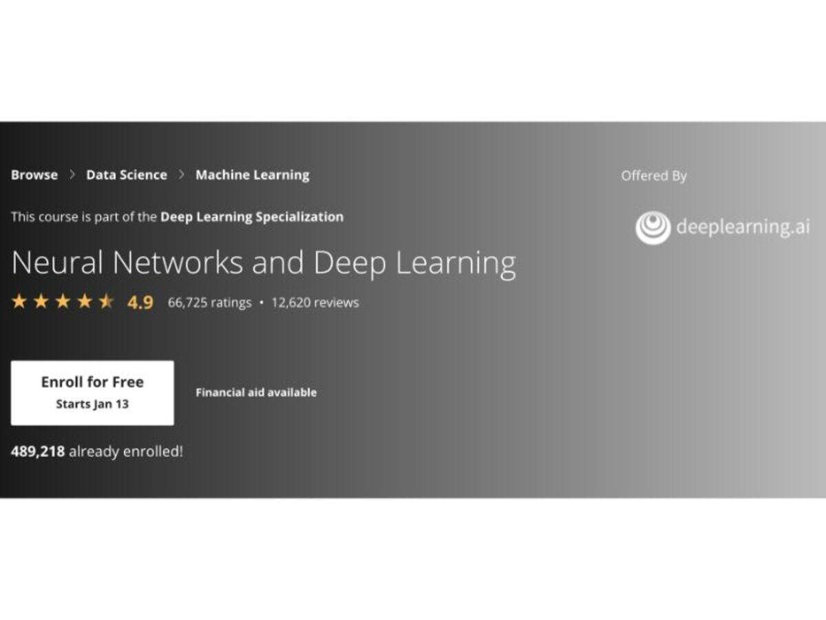neural networks and deep learning course