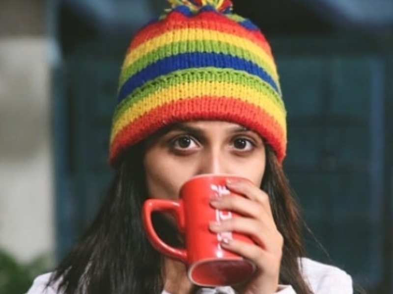 Photo Aarohi Patel Sips Coffee To Beat The Cold Gujarati