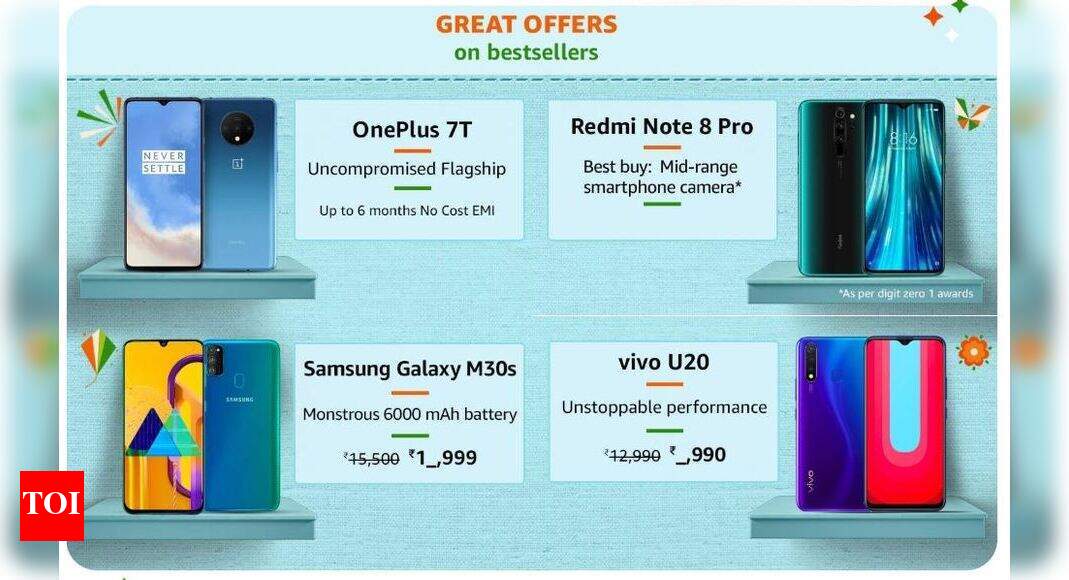 Amazon Great Indian Sale Buy Iphone Xr Oneplus 7t Galaxy M30 On Discount Most Searched Products Times Of India
