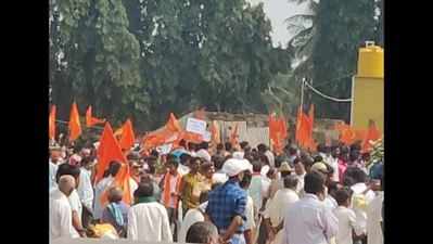 Karnataka: Sangh Parivar takes out rally in Kanakapura over Jesus Christ statue