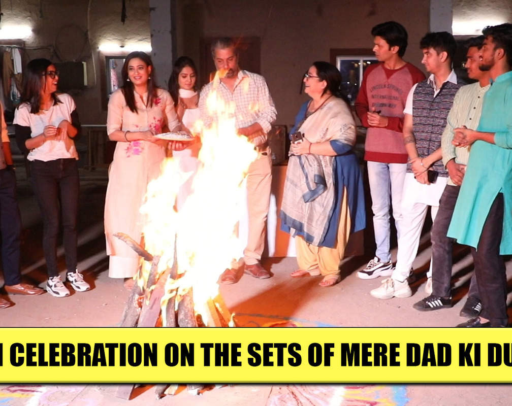 
Mere Dad Ki Dulhan on location: Niya, Guneet and Amber celebrate Lohri with Indian Idol contestants

