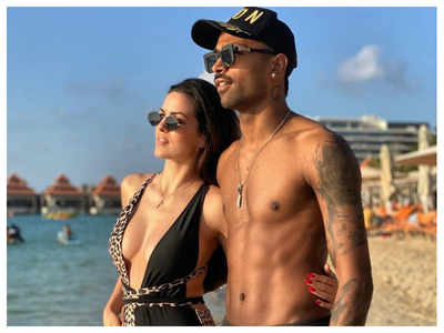 Natasa Stankovic sets the temperature soaring with THIS throwback picture with fiancé Hardik Pandya