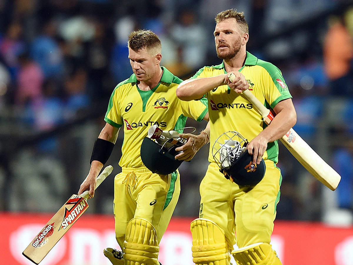India vs Australia, 1st ODI: David Warner and Aaron Finch slam unbeaten  tons as Australia crush India by 10 wickets | Cricket News - Times of India