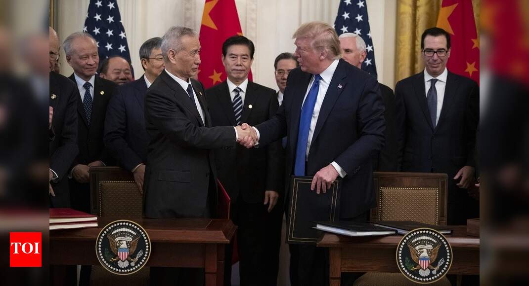 US signs 1st phase of trade deal with China; tariffs remain in place ...