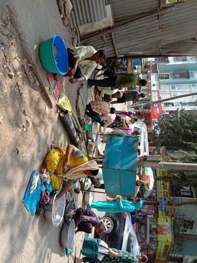 illegal hawkers have captured roads