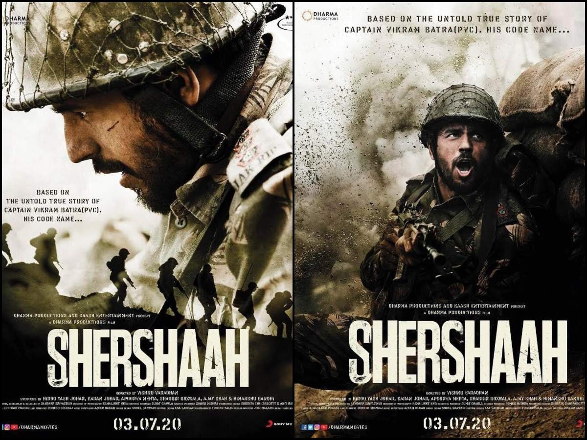Shershaah': On Sidharth Malhotra's birthday, makers unveil the first look  posters and its release date | Hindi Movie News - Times of India