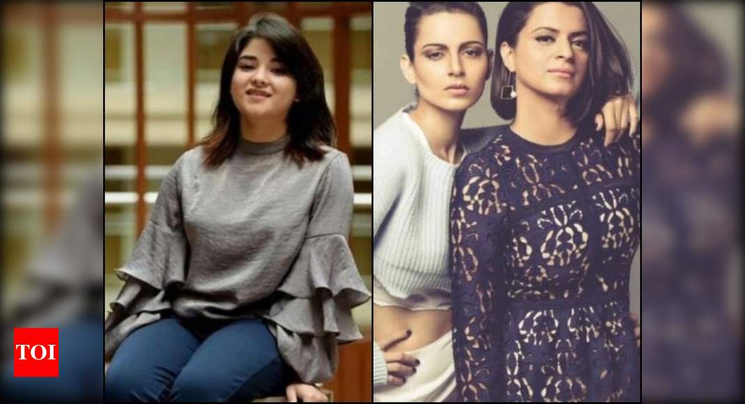 Zaira Wasim molestation case Kangana Ranaut’s sister