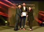 Best Confectionary- Aniket Choudhary gives away the award to Vishal Jalani and Richa Jalani of Brown Sugar