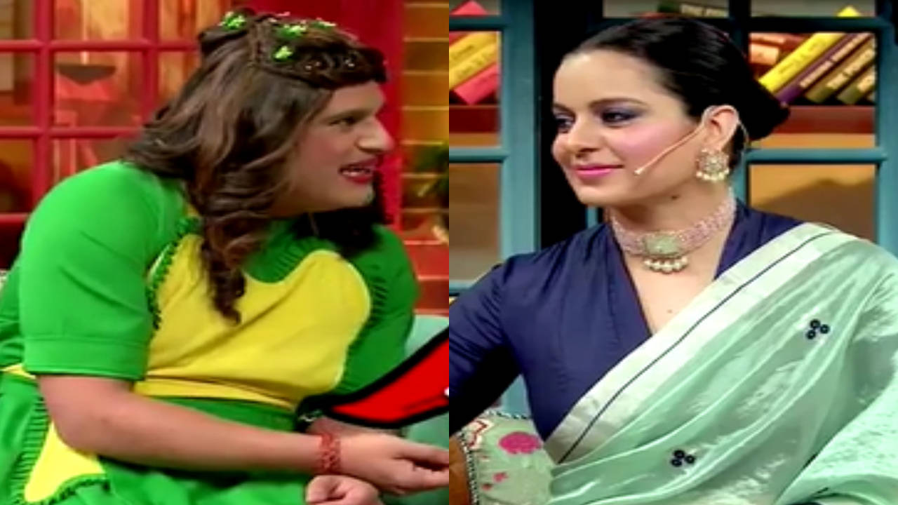 The Kapil Sharma Show: Krushna Abhishek teases Kangana Ranaut saying 'you  can give masala to media, can't you give mirchi to me?' - Times of India