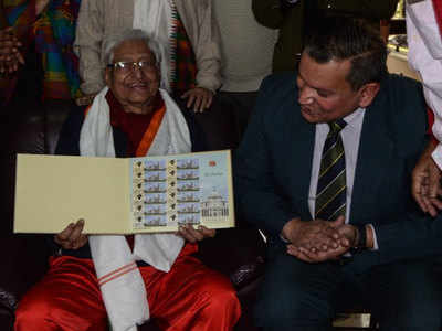 Indian Postal Department honours legendary footballer Chuni Goswami with commemorative stamp