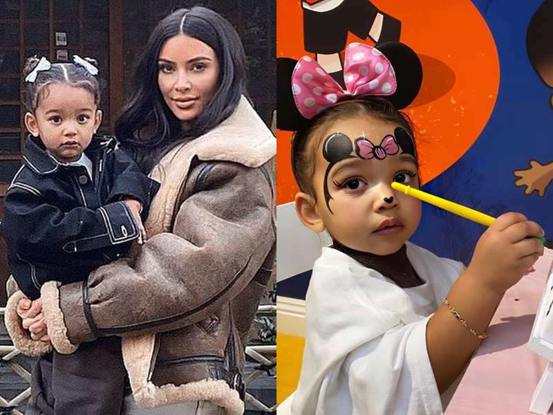 Kim Kardashian Hosts A Minnie Mouse Theme Party For Daughter Chicago S 2nd Birthday Times Of India