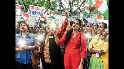 Anglo-Indians protest loss of reserved Lok Sabha seats