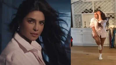 Watch: Priyanka Chopra proves she is Queen of hair flips with this 'What A Man Gotta Do' BTS video | Hindi Movie News - Times of India Watch: Priyanka Chopra proves she is Queen of hair flips with this 'What A Man Gotta Do' BTS video | Hindi Movie News - Times of India