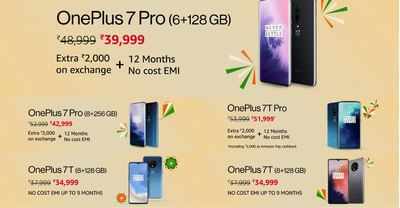 Amazon Great Indian Sale: Save up to Rs 9,000 on OnePlus 7 Pro and OnePlus 7T