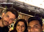 Unmissable candid moments of Farhan Akhtar with step-mom Shabana Azmi from Javed Akhtar’s b’day