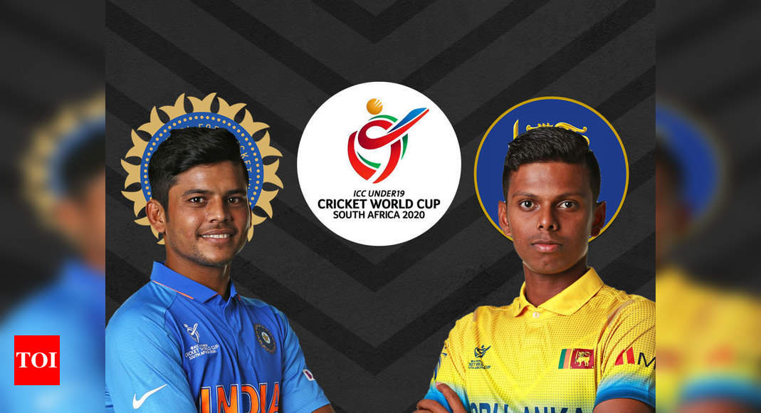 India U19 Vs Sri Lanka U19 Highlights Under 19 World Cup India Thump Sri Lanka By 90 Runs The Times Of India