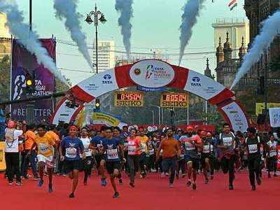 Mumbaikars put their best foot forward at the marathon