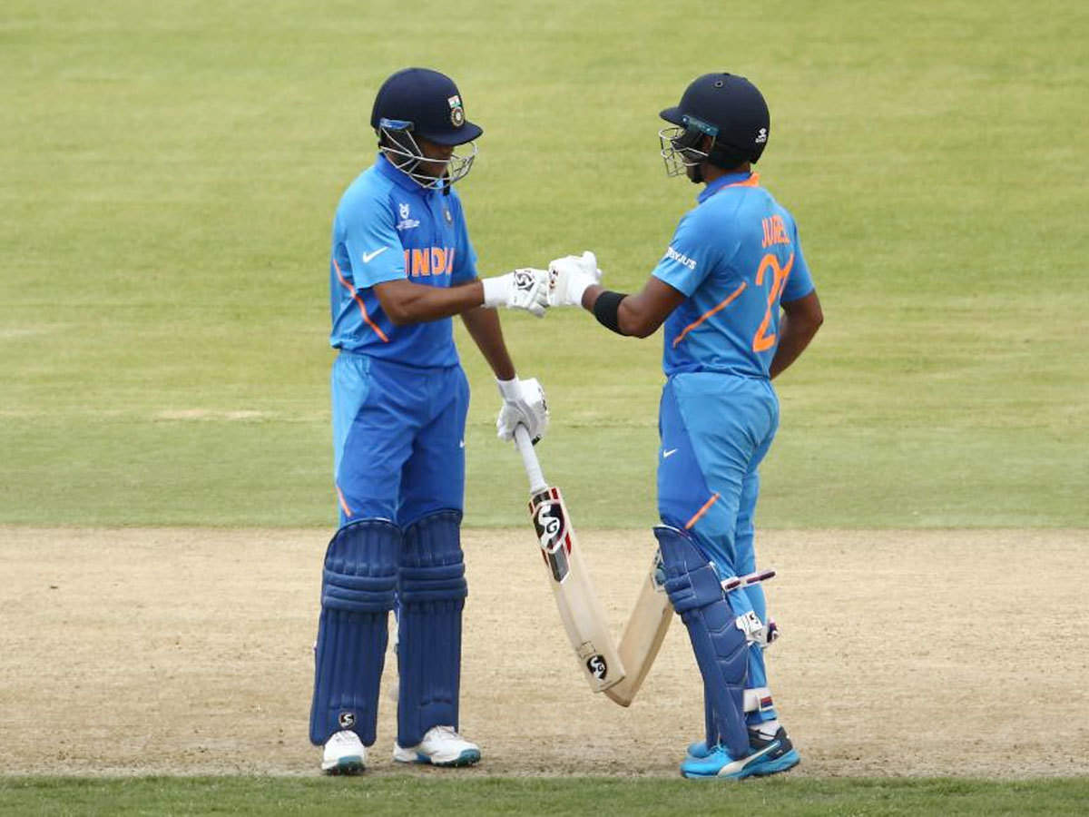 U 19 World Cup Priyam Garg Yashasvi Jaiswal Power India To 297 4 Against Sri Lanka Cricket News Times Of India