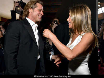 SAG Awards 2020: Brad Pitt and Jennifer Aniston have emotional reunion backstage, fans call it a ‘dream come true’ moment