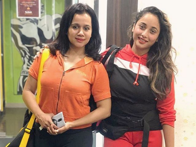 Rani Chatterjee and Gunjan Pant spotted together at the gym