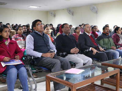 CUP students, teachers saw live telecast of 'Pariksha Pe Charcha'