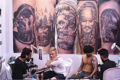 Tattoo lovers get inked, celebrate art at festival | Events Movie News -  Times of India