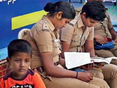 Cops' day out at Chennai book fair