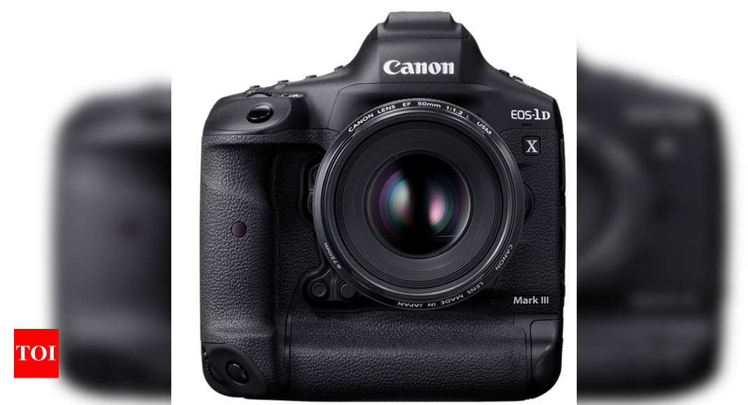 Eos 1dx Mark Iii Dslr Canon India Launches Its Flagship Eos 1dx Mark Iii Dslr Camera At Rs 5 75 995 In India Times Of India