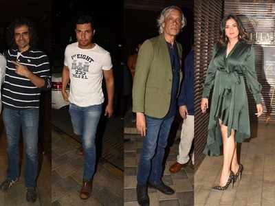 Photos: Imtiaz Ali, Randeep Hooda, Richa Chadda and other Bollywood celebs attend filmmaker Sudhir Mishra's birthday bash