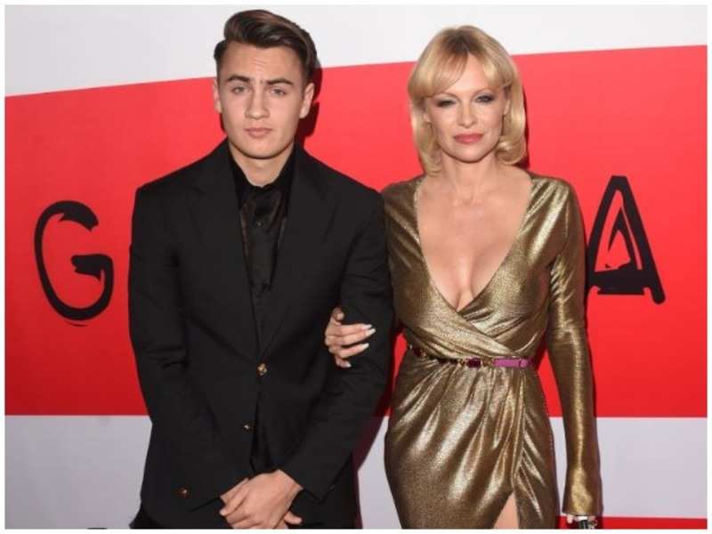 Pamela Anderson's son Brandon Thomas Lee is happy about her fifth marriage  | English Movie News - Times of India