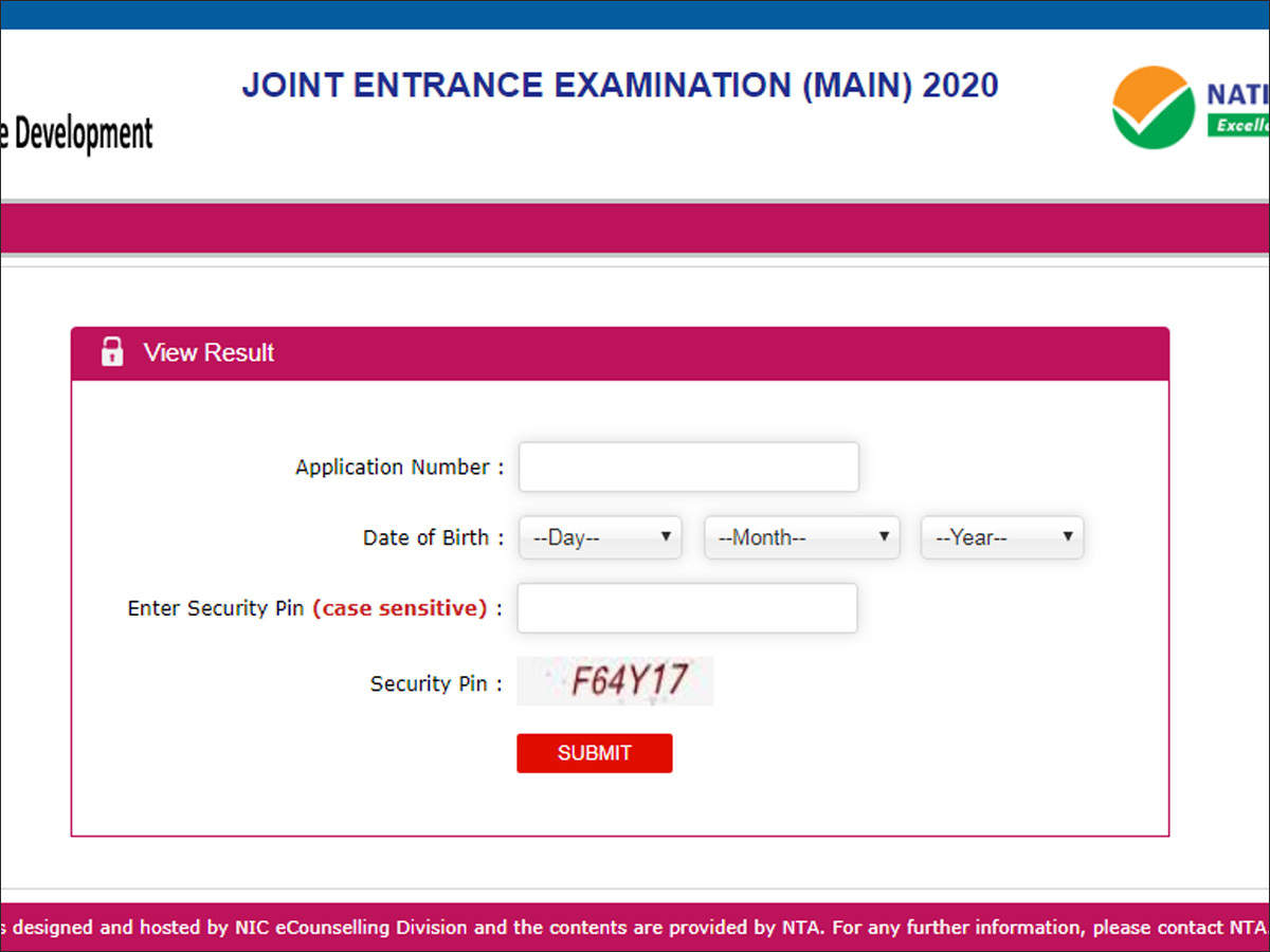 Jee Main Paper 2 Result rzoo Hardik Top B Arch Vijay Varma Gets 100 In B Planning Times Of India