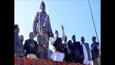 12ft tall statue of Netaji Subhas Chandra Bose unveiled in Ambala