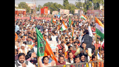 UP: Nationalist slogans dominate BJP's pro-CAA rally in Agra