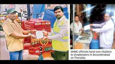 GHMC fines shopkeepers for violating two-bin rule