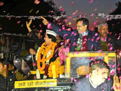 In slums of Kalkaji, Arvind Kejriwal seeks votes for Atishi, AAP’s development work