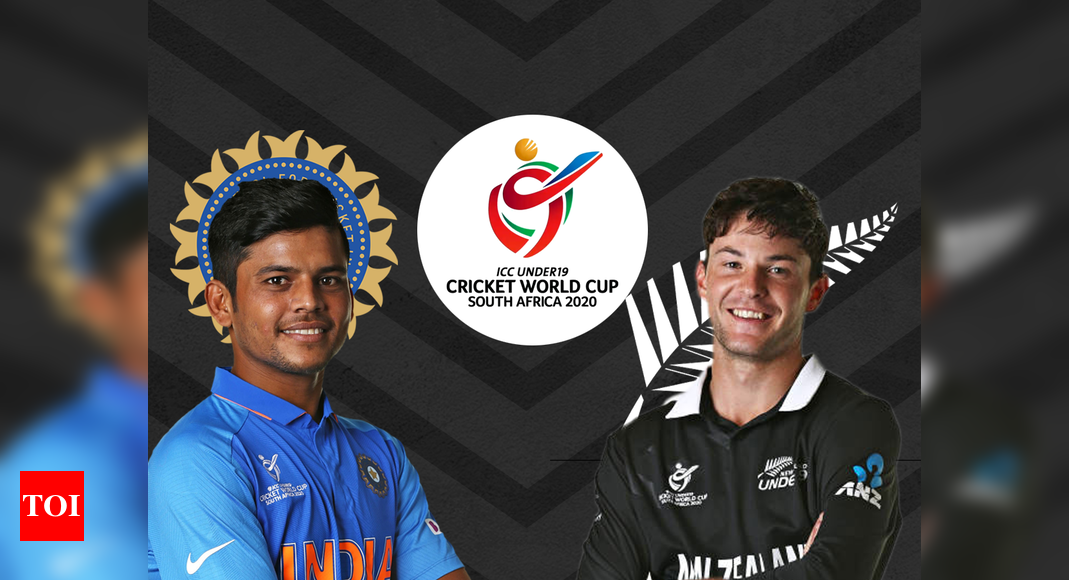 India U19 Vs New Zealand U19 Under 19 World Cup Bishnoi Ankolekar Help India Beat Nz By 44 Runs Dls The Times Of India