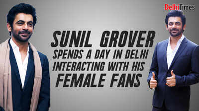 Sunil Grover spends a day in Delhi interacting with his female fans