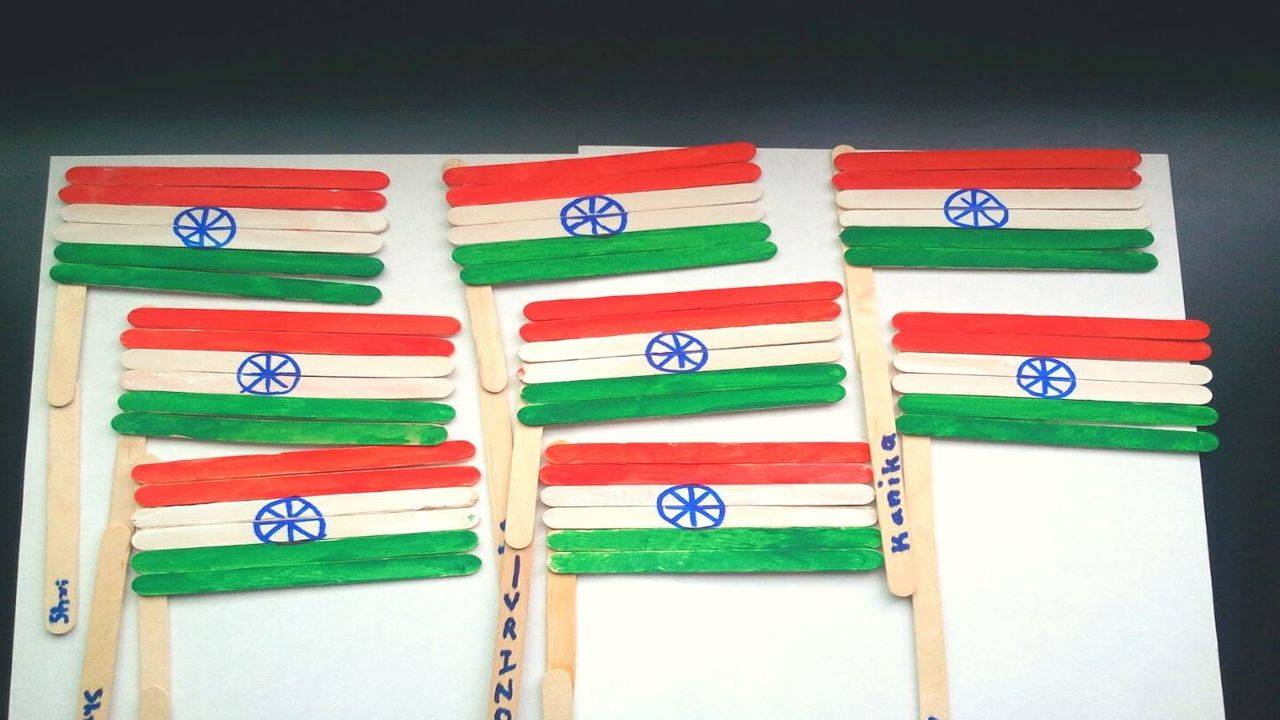 Independence Day & Republic Day Drawing With Oil Pastels||Easy Drawing for  kids By CreativityStudio. - YouTube