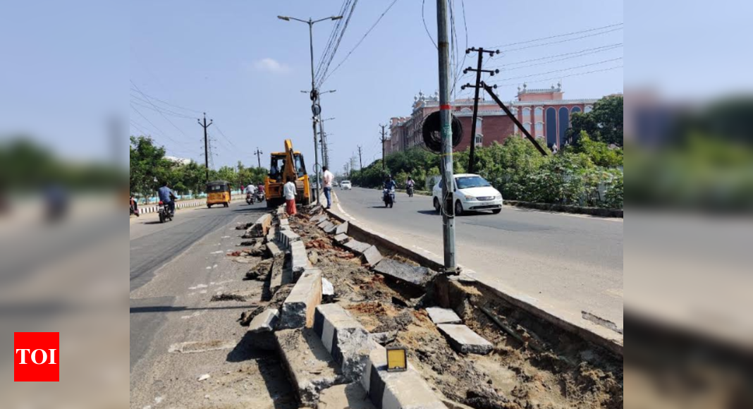 Trichy Corporation launches Anna Nagar link road redevelopment work ...