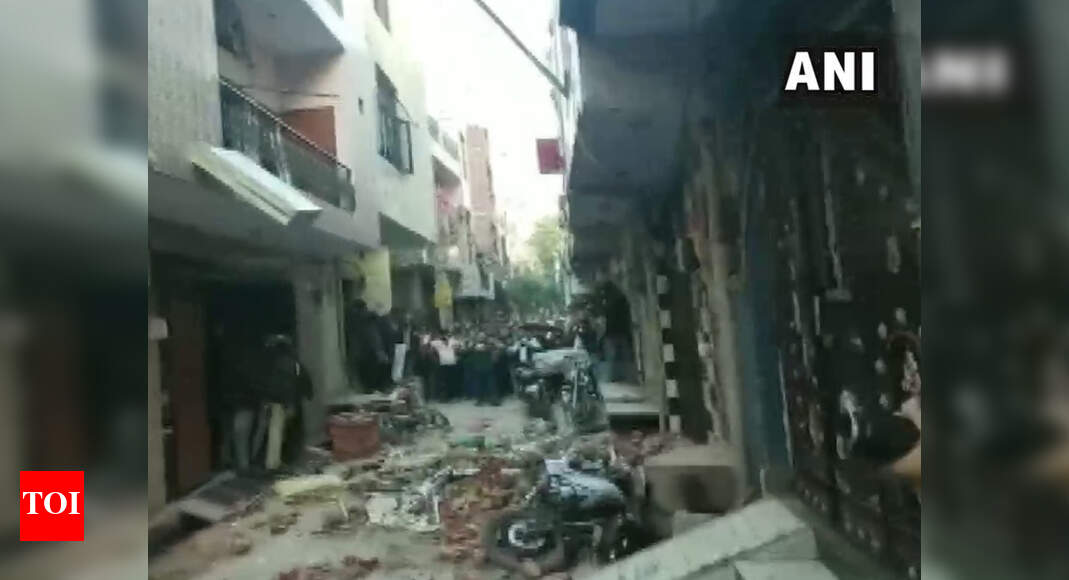 Building collapse in Delhi today 4 students among 5 dead after