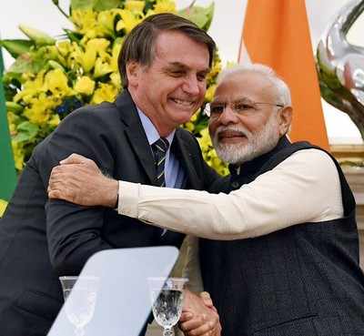 India, Brazil sign 15 pacts to bolster defence, trade ties
