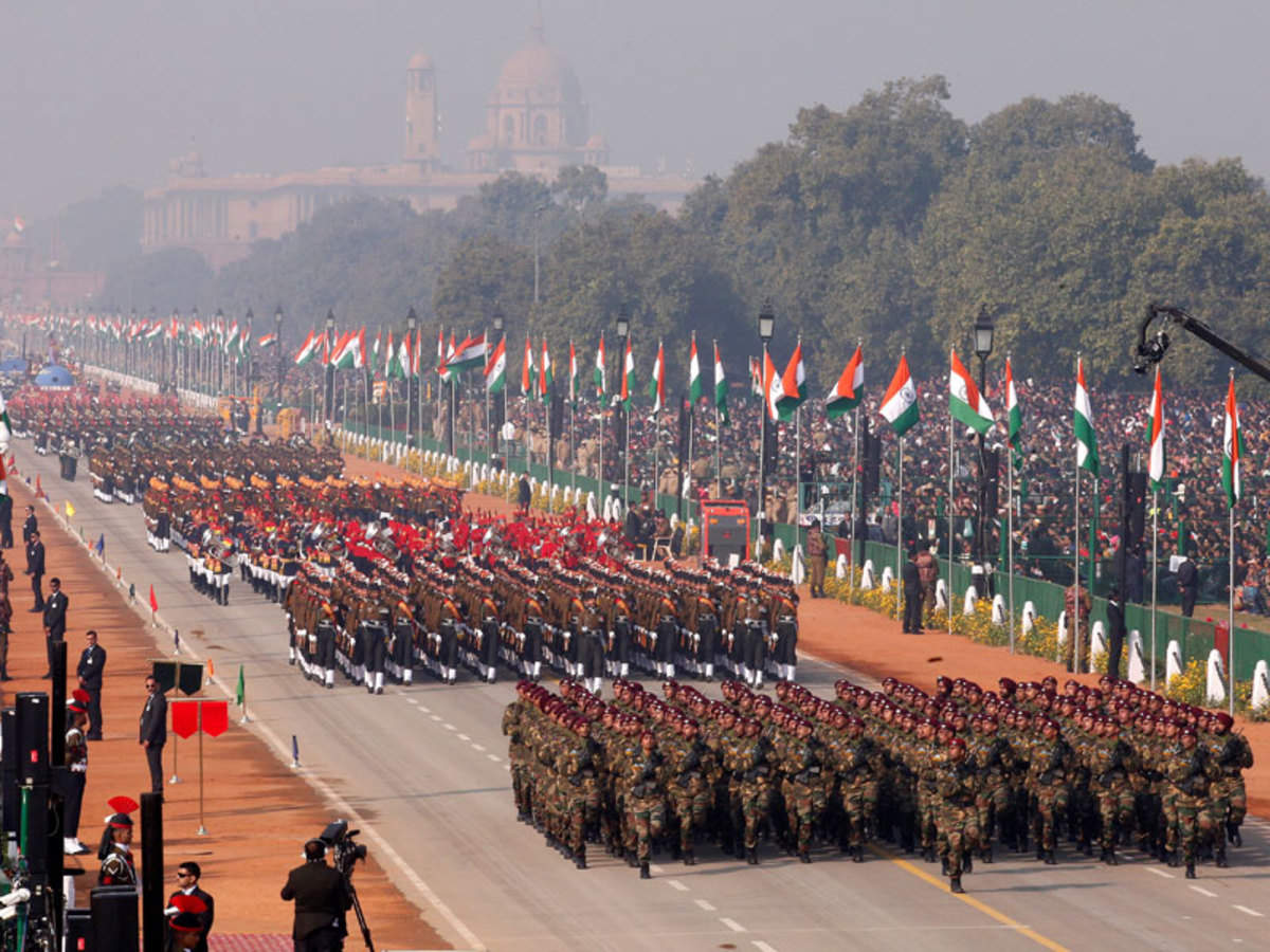 India exhibits military prowess, cultural diversity at Republic Day parade | India News - Times of India