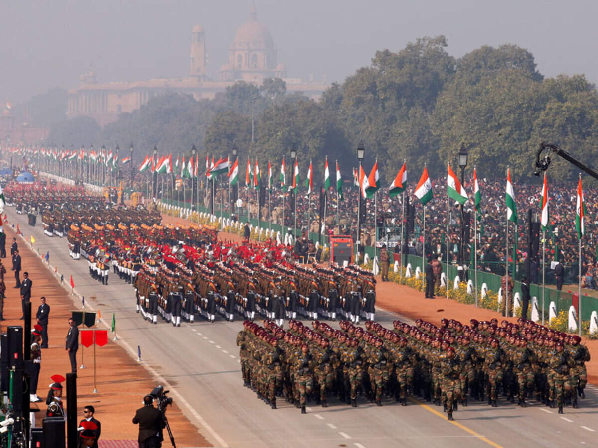 India exhibits military prowess, cultural diversity at Republic Day parade | India News - Times of India