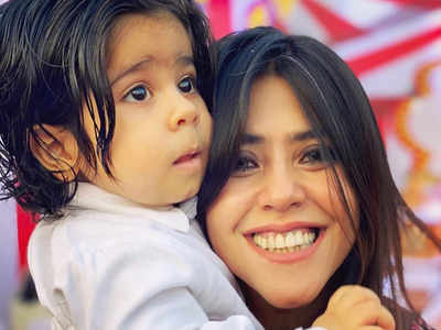 Ekta Kapoor reveals the face of son Ravie on his first birthday; a look