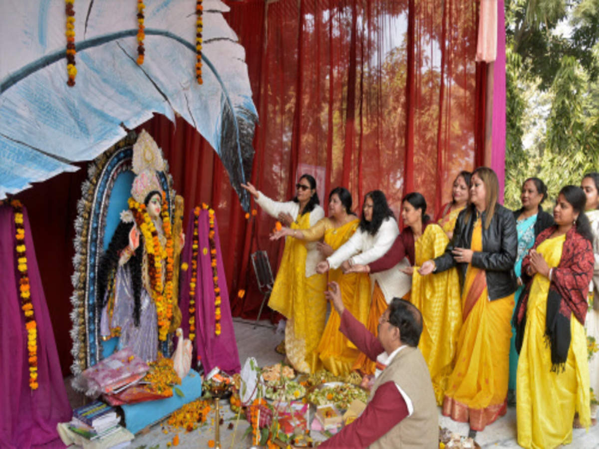 Image result for saraswati puja in kolkata