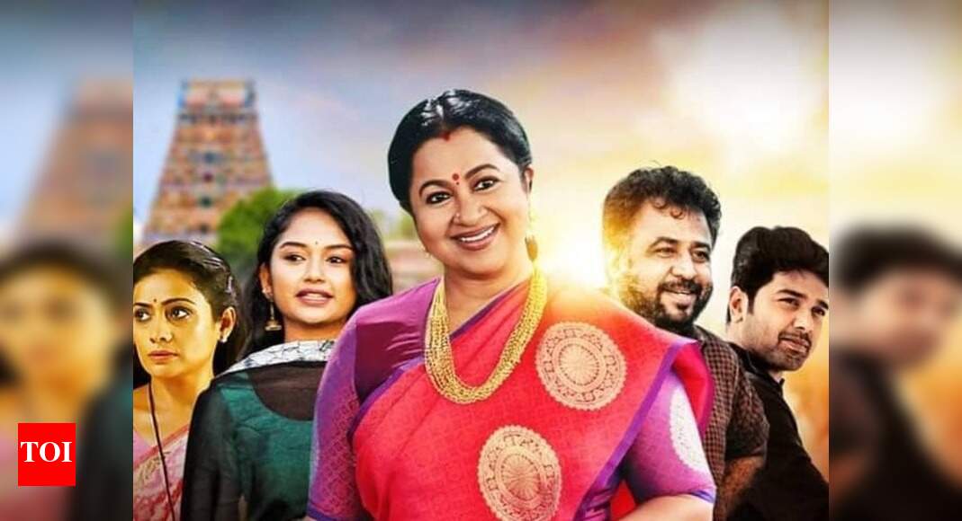 Actors Radikaa Sarathkumar and Nandan Loganathan excited about Chithi ...